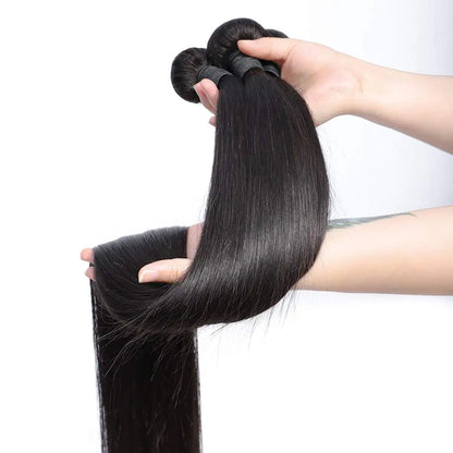 Missanna 26 28 30Inch Bone Straight Bundle Brazilian Soft Weave Bundles