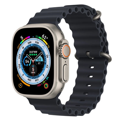 Apple Watch Ultra 49MM Smart Watch Titanium Case with Ocean Band Blood Oxygen 100m Water Resistant