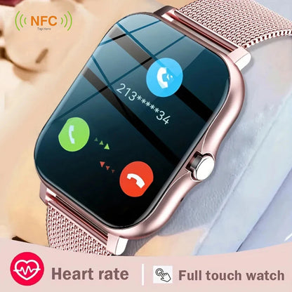 Smart Watch For Men Women Gift For Xiaomi Full Touch Screen Sport Fitness Watches BT Call Digital Smartwatch Wristwatch 2024 New