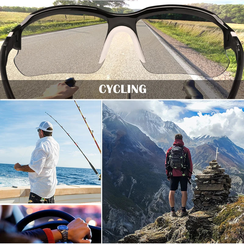 Fashion Sports Polarized Sunglasses for Men Women Cycling Running Fishing Sun Glasses Lightweight Outdoor Goggles