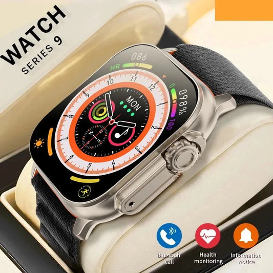 New 2024 Smart Watch 9 ultra Pro MAX Gen 2 49mm Amoled Screen Smartwatch High Refresh Rate Wireless Charging Men Women For Sport