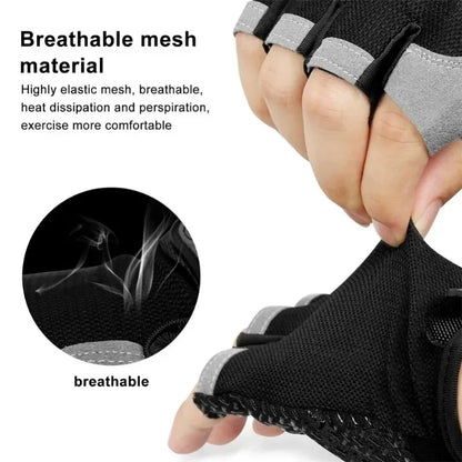 Gym Gloves Fingerless Sports Fitness Training