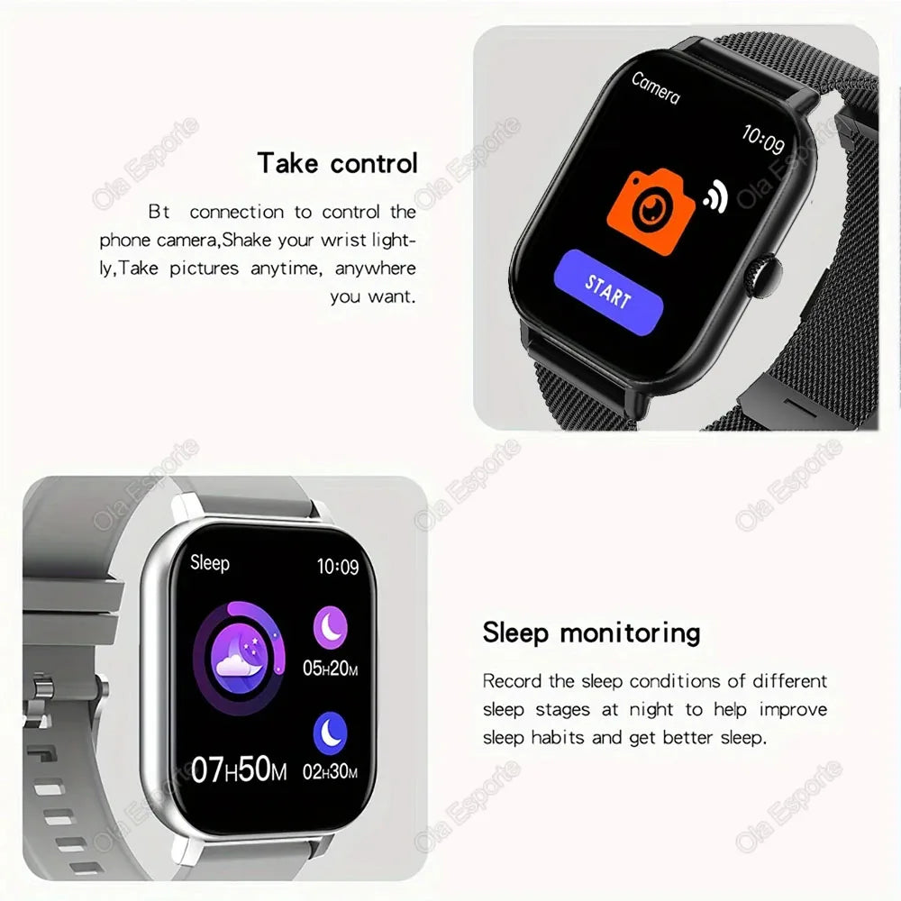 2024 New Smart Watch For Men Women Gift 1.44'' Touch Screen