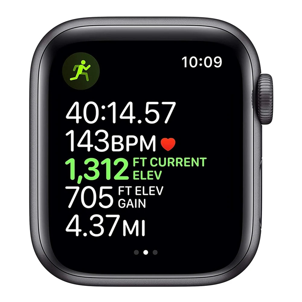 Apple Watch Series 5 Smartwatch 40MM/44MM GPS Aluminum with Sport Band (Renewed)