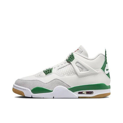 Nike Air Jordan 4 Retro Basketball Shoes Pine Green Midnight Navy FIBA Fire Red men WomanSports Sneakers Trainers with box