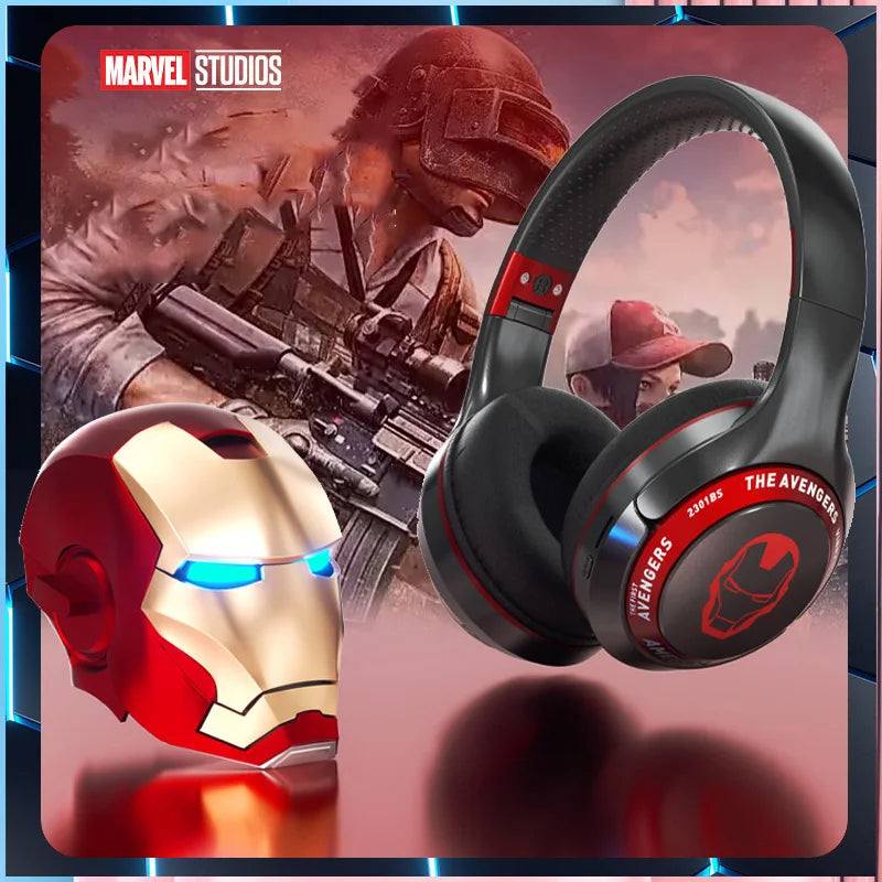 New Marvel Spider Man High Quality Headworn Extra Long standby Bluetooth