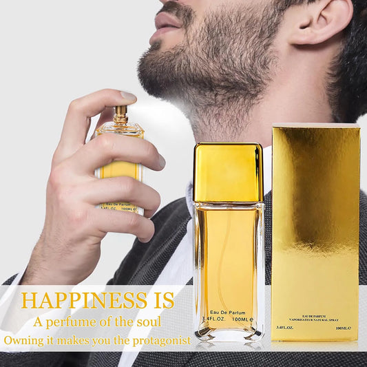 100ml/50ml Golden Millionaire Men's Perfume Spray Long Lasting Party Gifts for Men